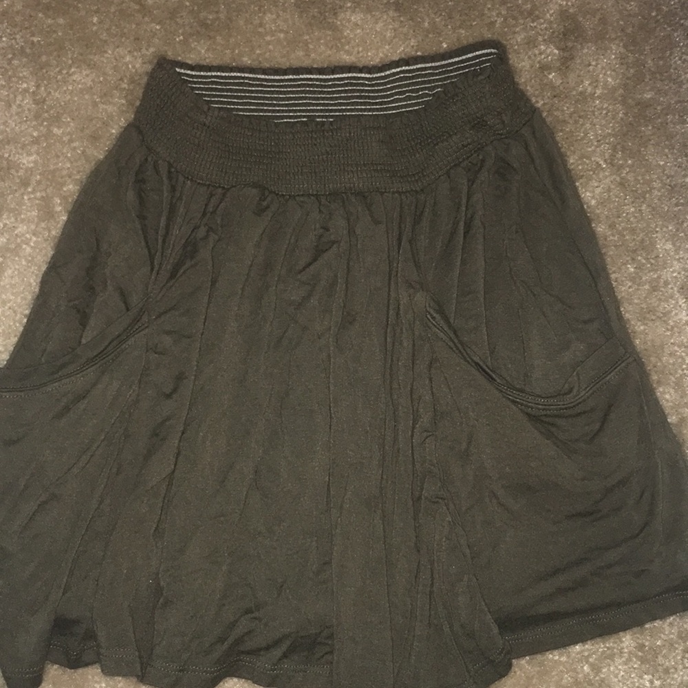 Cotton skirt with pockets